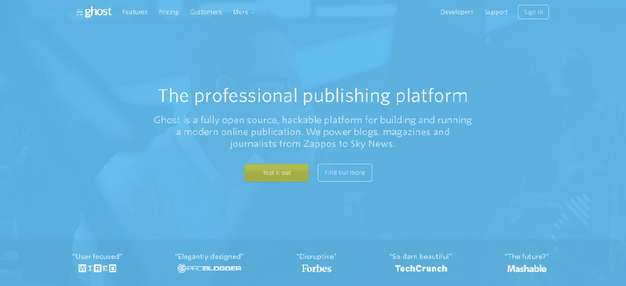 Ghostを2.0にアップグレードする