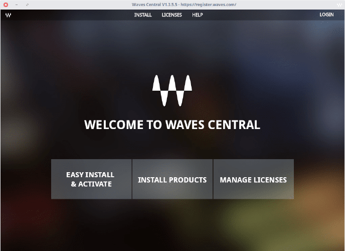 Wine環境にWaves CentralからWavesプラグインをインストールする
